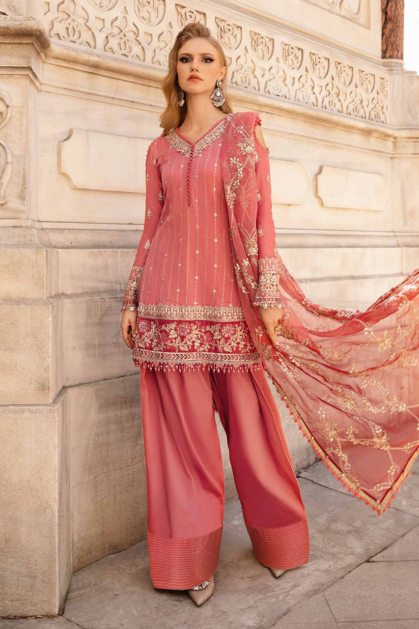 SATEEN'24-Unstitched Embroidered Cotton Satin Suit | CST-809