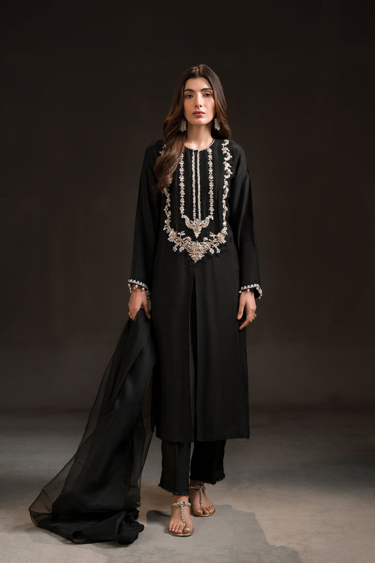 Black Evening Wear Set (D-05)