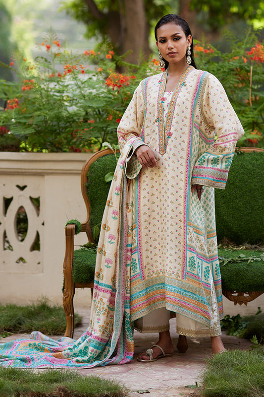 Mayna festive'24 - Nural Ivory Kurta And Dupatta (RTS)