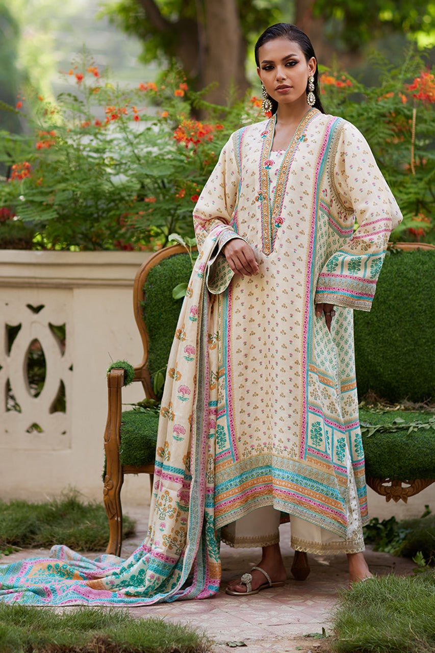 Mayna festive'24 - Nural Ivory Kurta And Dupatta (RTS) photo 1
