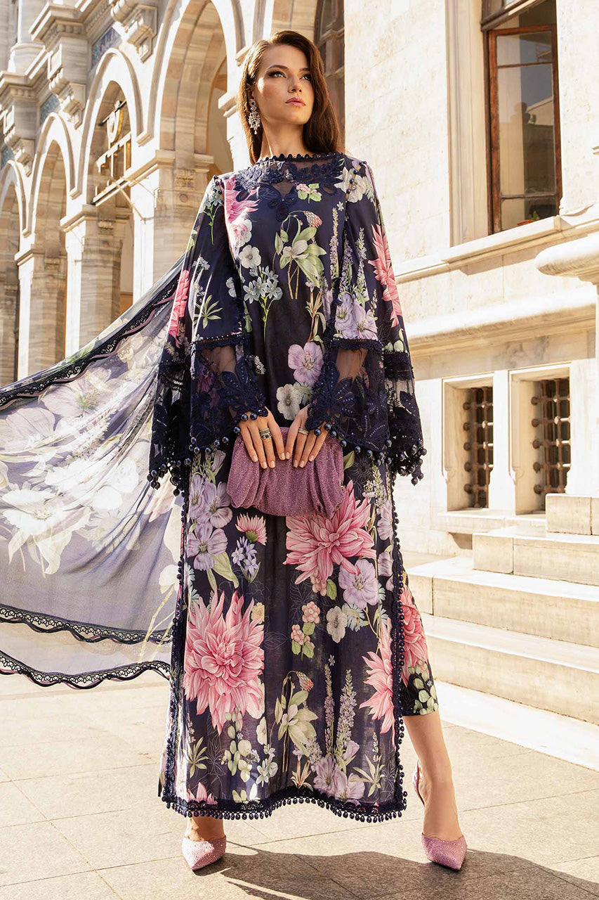 M Print'24 - 3 Piece Unstitched Printed Cambric Suit | MPT-2306-B (RTS) photo 1