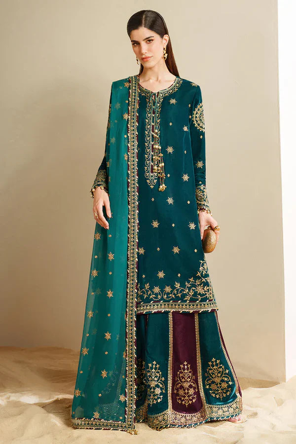 Velvet Vogue '25 - Embroidered Velvet Formal VVF D-8