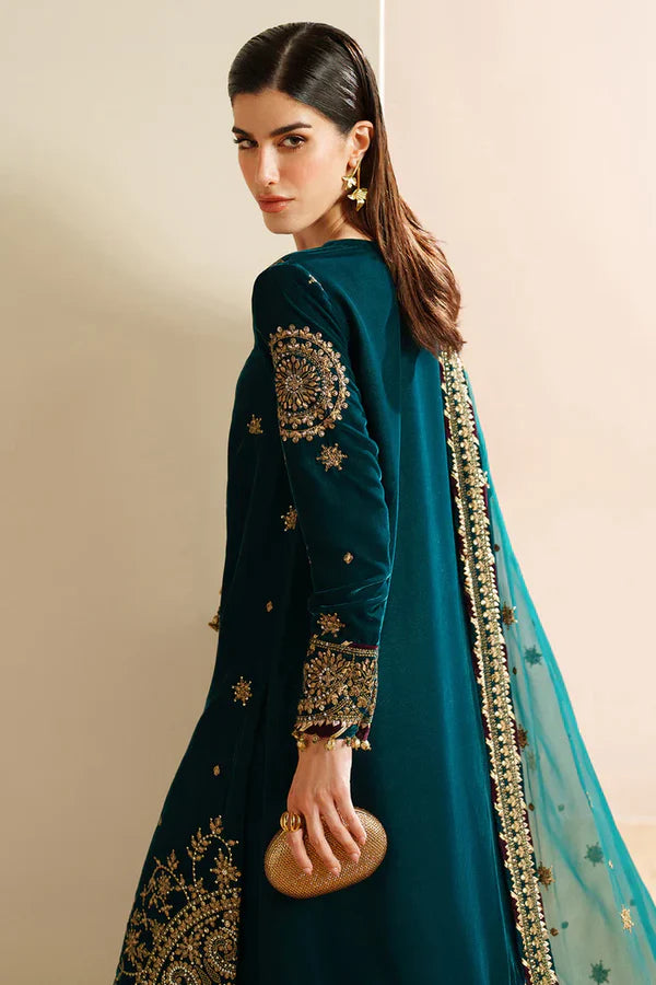 Velvet Vogue '25 - Embroidered Velvet Formal VVF D-8