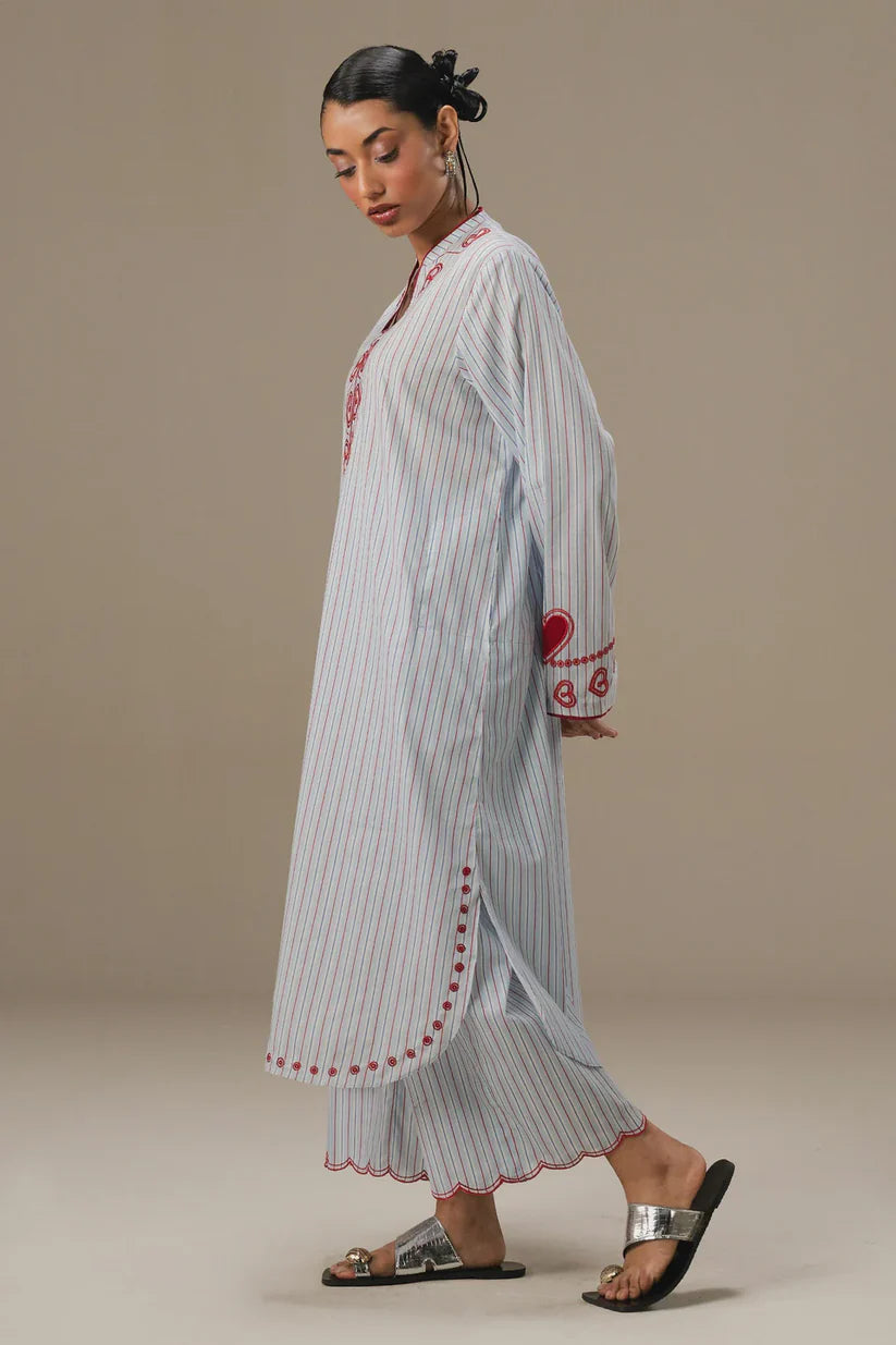 Stripe Mood | Love Coco By Zarashahjahan Pret'26- RTS