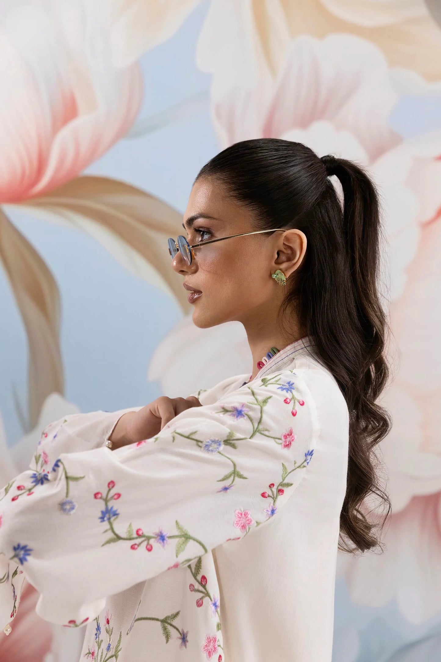 Stitched Embroidered Dobby Shirt - RTS