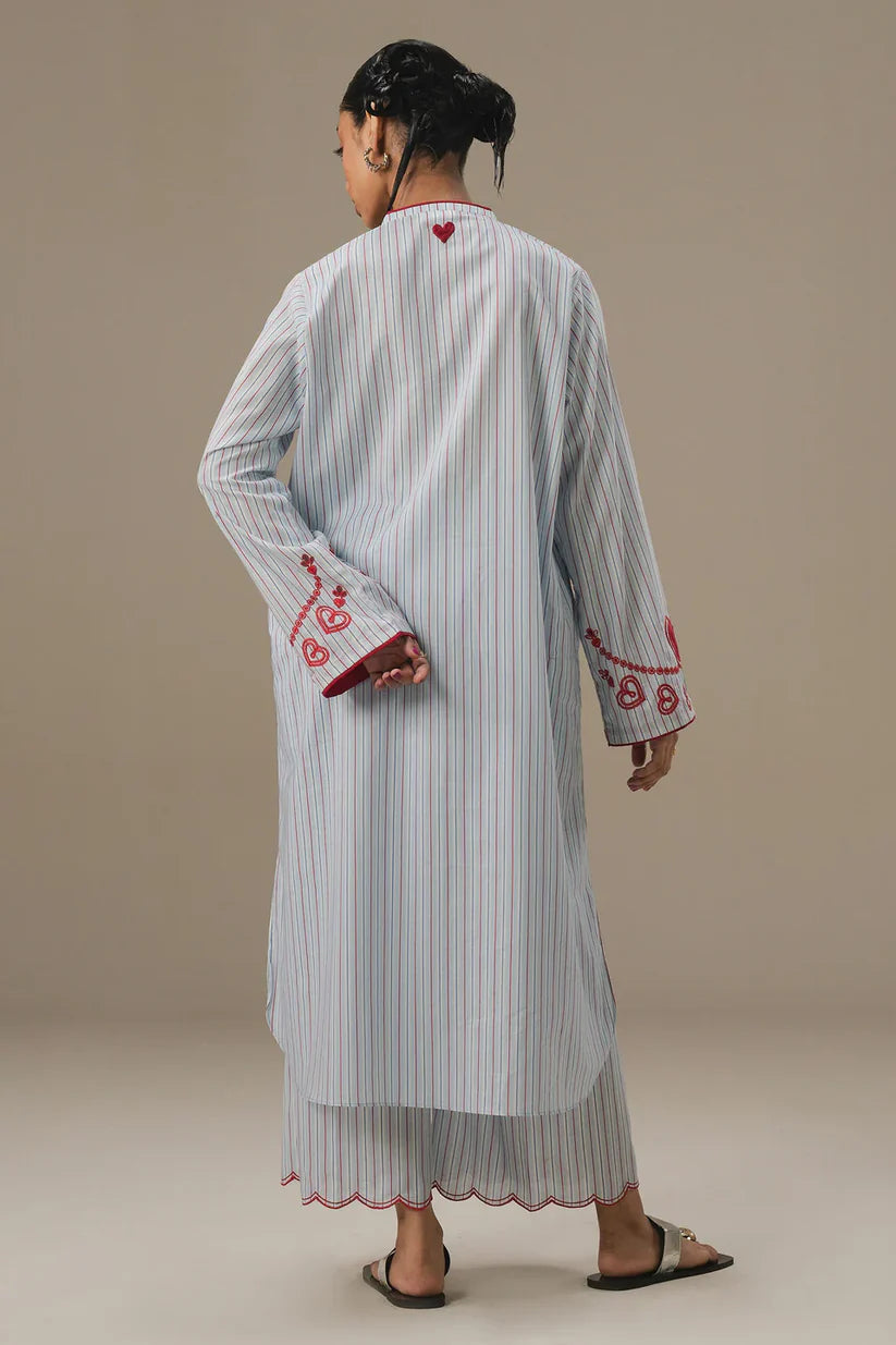 Stripe Mood | Love Coco By Zarashahjahan Pret'26- RTS