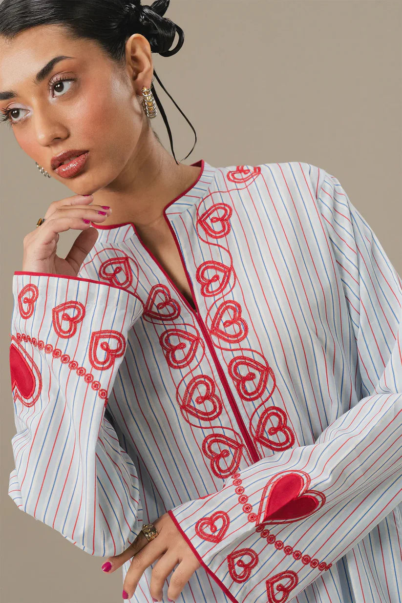 Stripe Mood | Love Coco By Zarashahjahan Pret'26- RTS