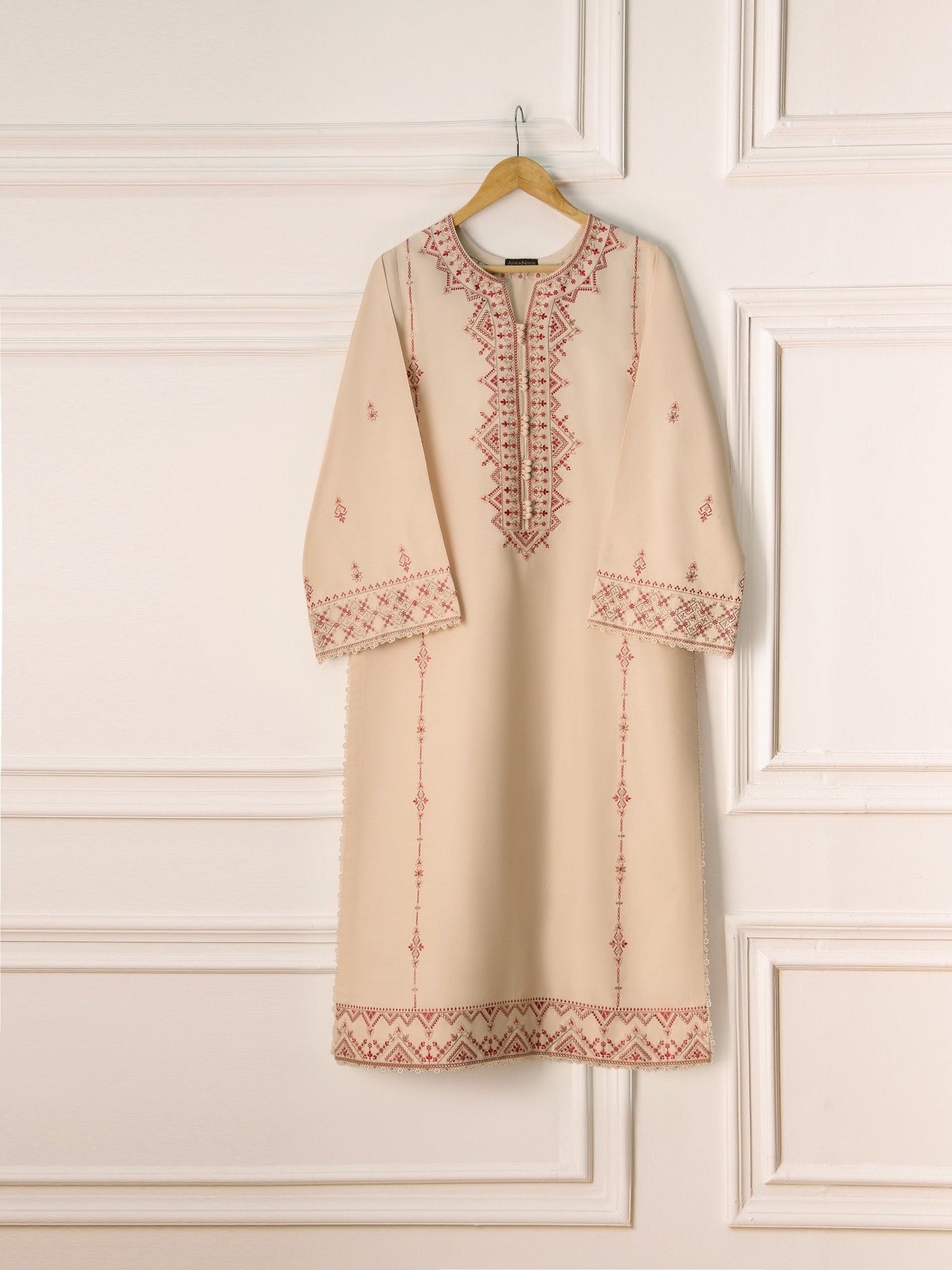 2 Piece - Embroidered Cambric Suit S110873