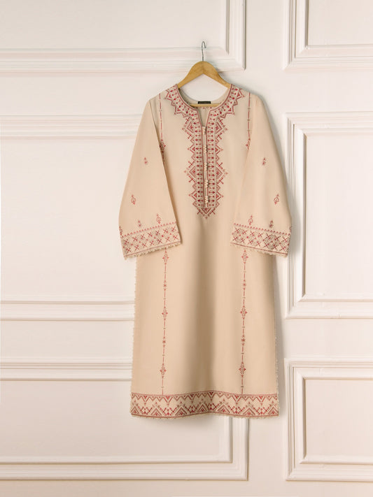 2 Piece - Embroidered Cambric Suit S110873