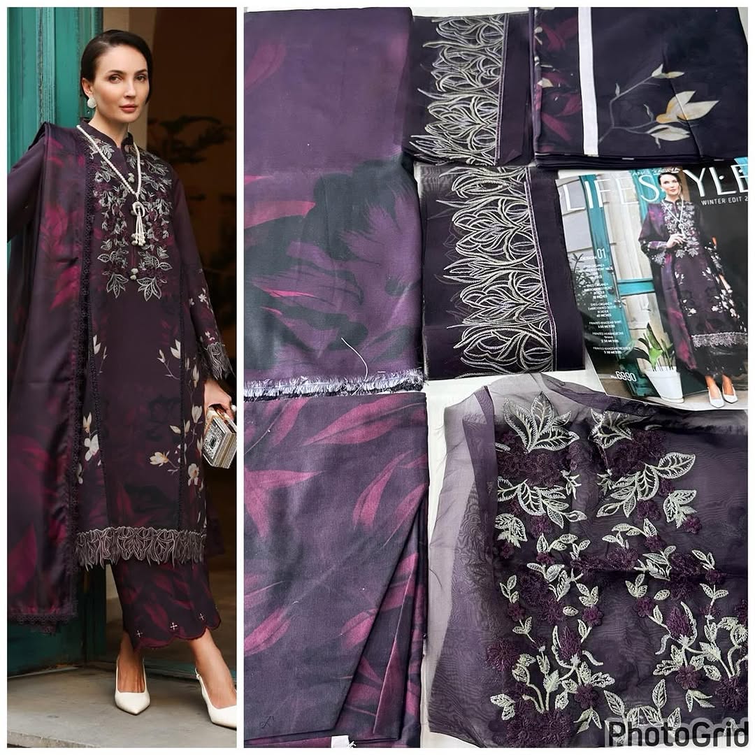 Delilah Lifestyle Winter Edit 2025 Unstitched - RTS