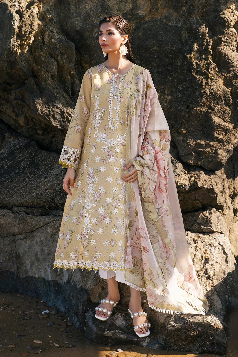 Unstitched'25 - EMBROIDERED PRINTED LAWN UF-4110