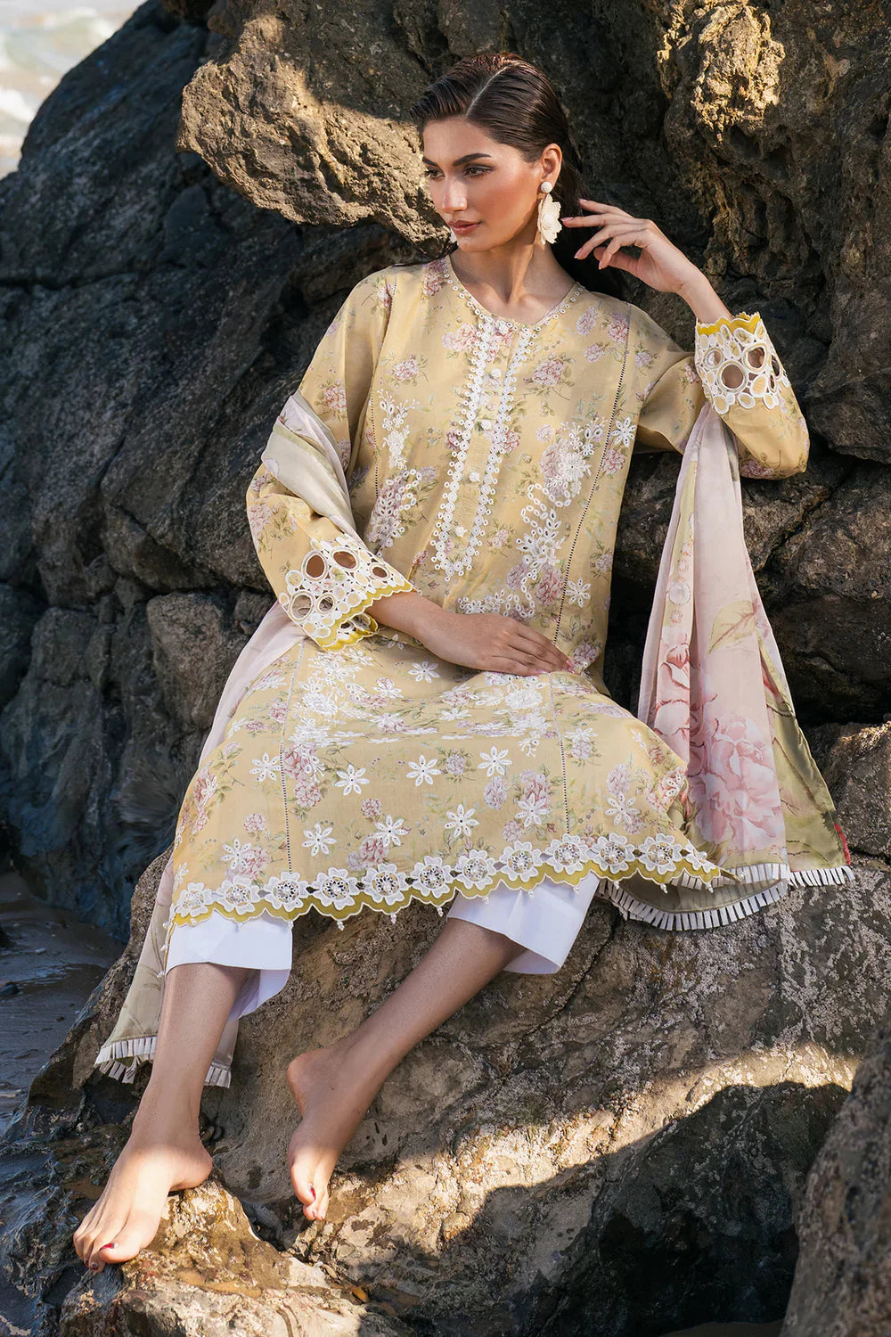 Unstitched'25 - EMBROIDERED PRINTED LAWN UF-4110