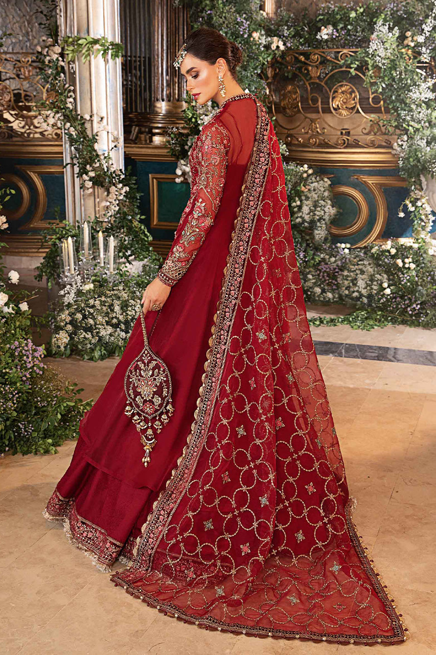 Mbroidered'24-3 Piece Unstitched Embroidered Organza Suit  BD-2908