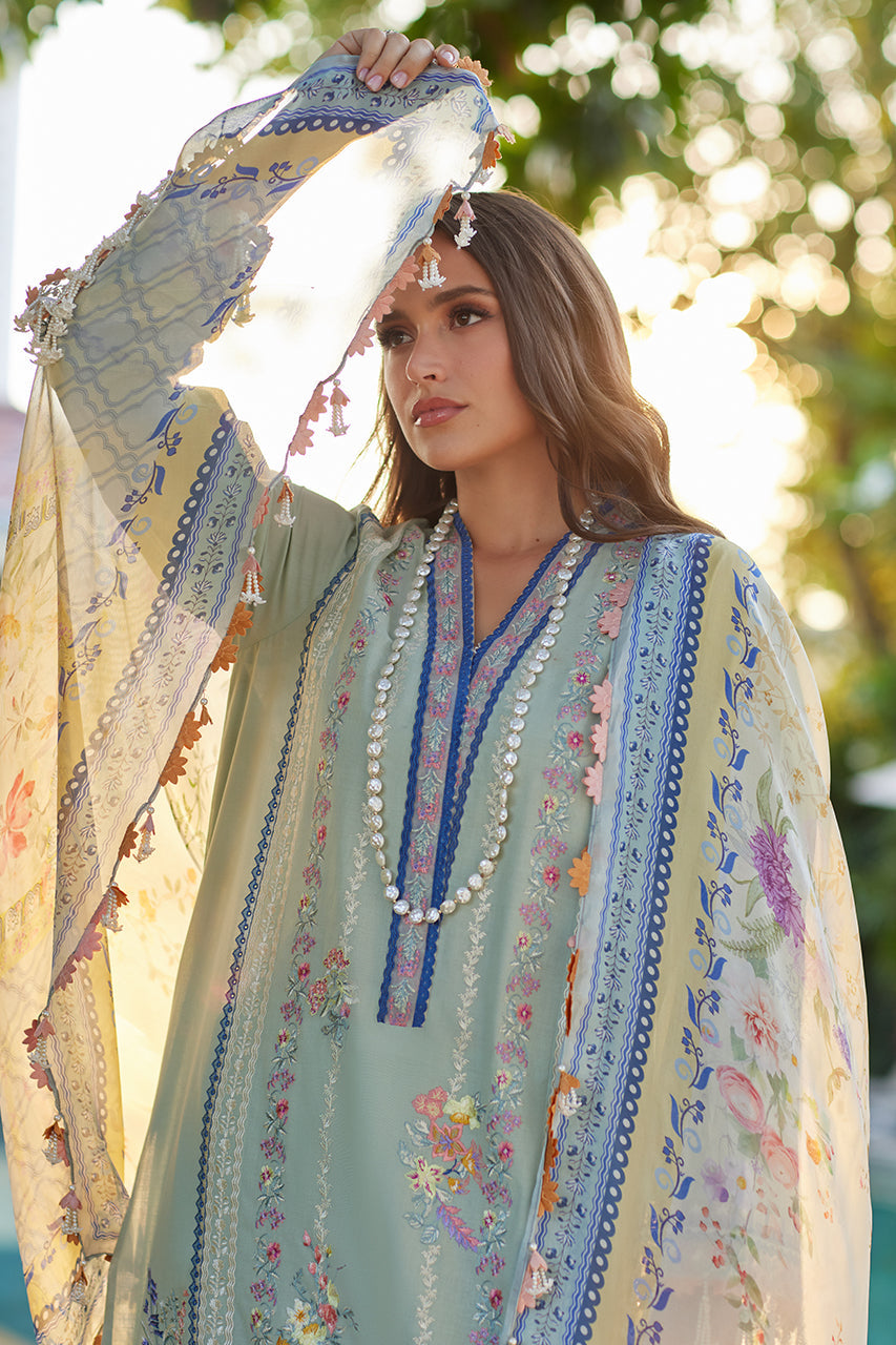 Luxury Lawn '25 - Mint Whispers