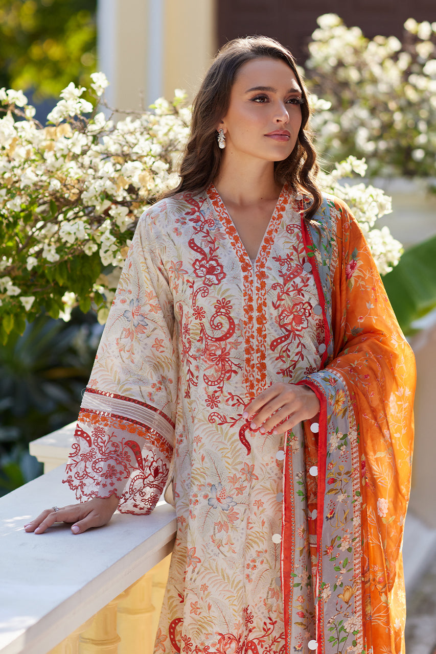 Luxury Lawn '25 - Amber Bliss