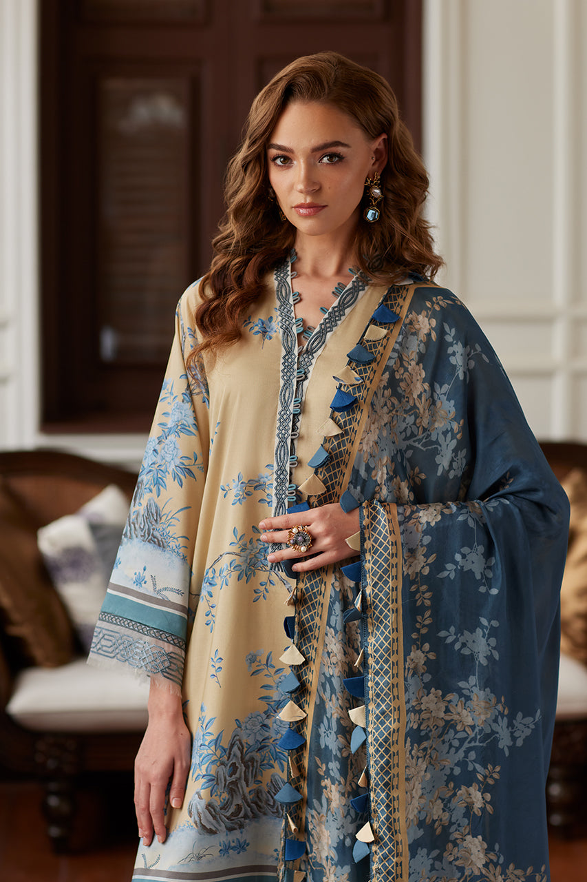 Luxury Lawn '25 - Serene Tapestry