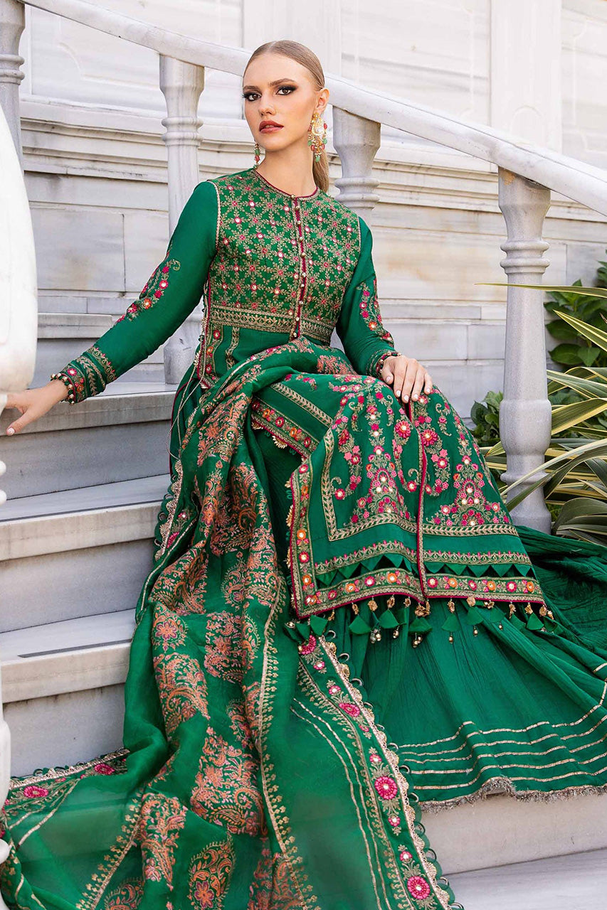 SATEEN'24-Unstitched Embroidered Cotton Satin Suit | CST-811