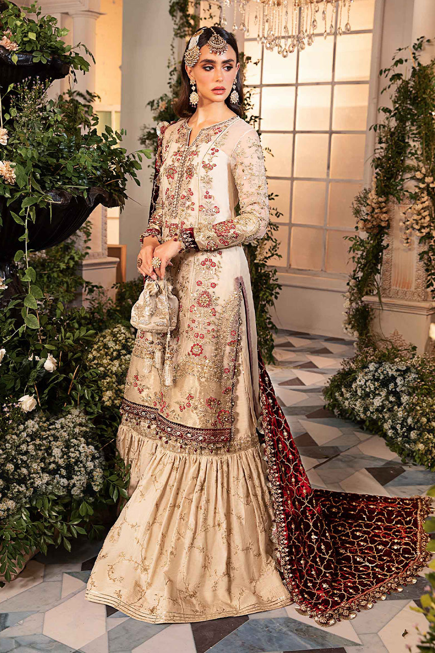 Mbroidered'24-3 Piece Unstitched Embroidered Organza Suit  BD-2905