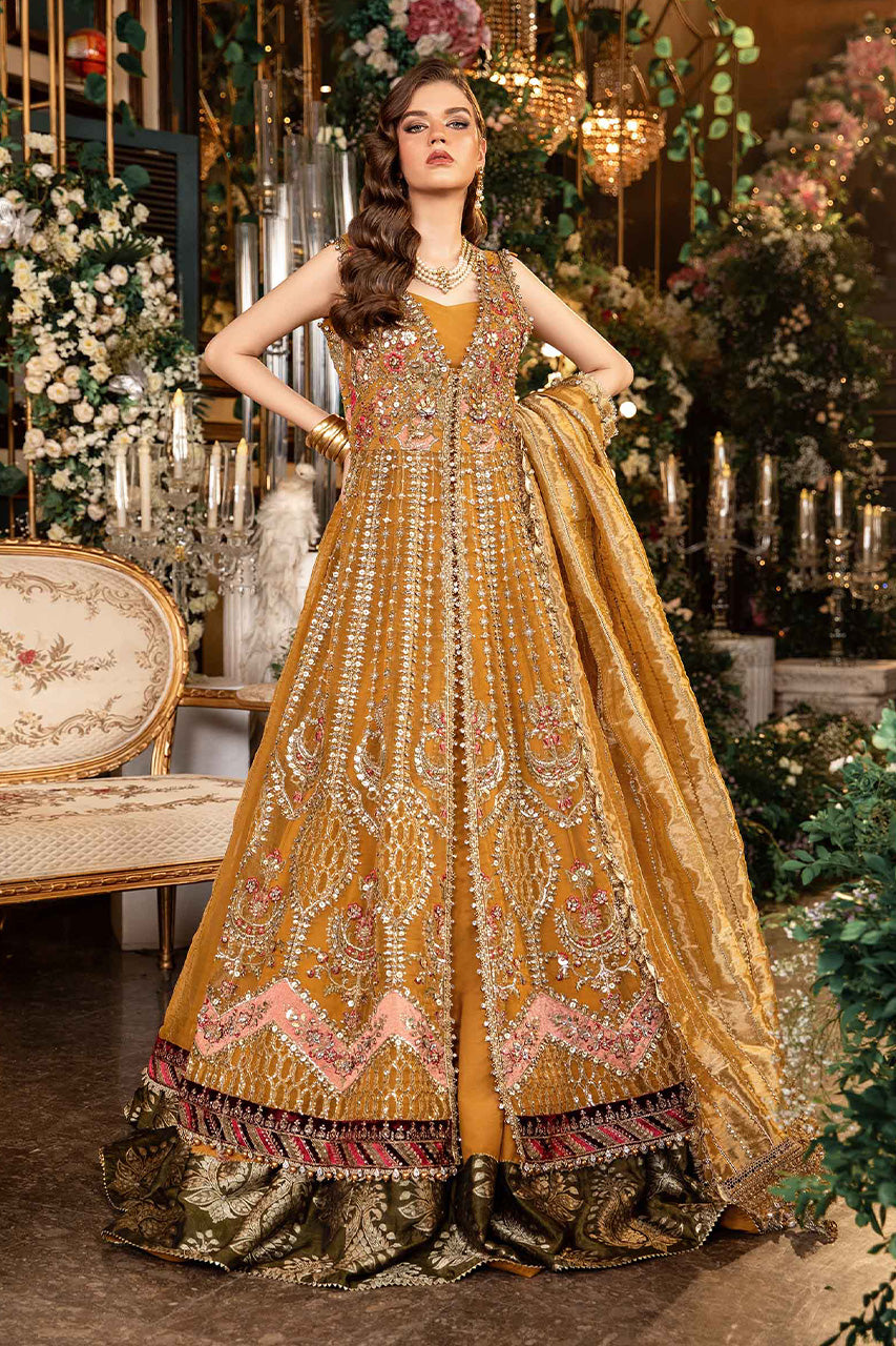 Mbroidered'24-3 Piece Unstitched Embroidered Organza Suit  BD-2907