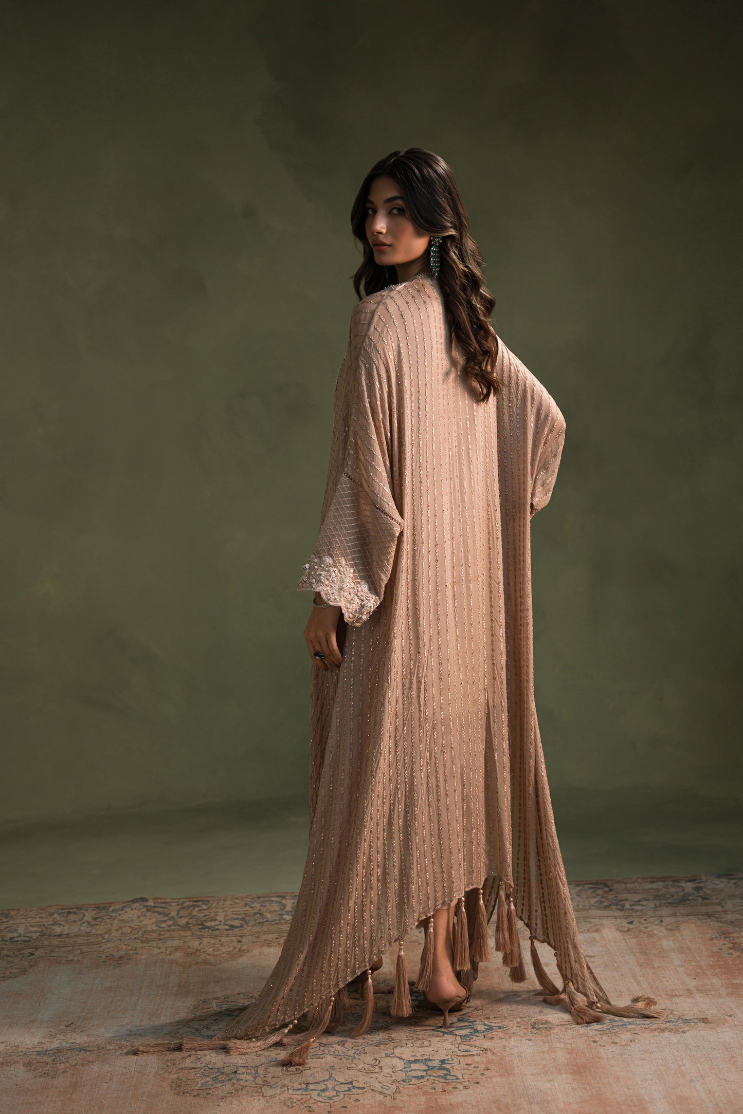 Statement Nude Glam Kaftan (D-08)