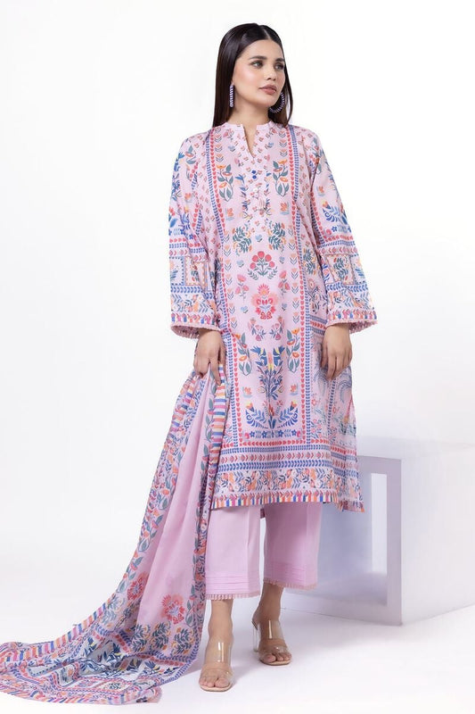 Printed Lawn'26 Fabrics 3 Piece - SS2238B- RTS