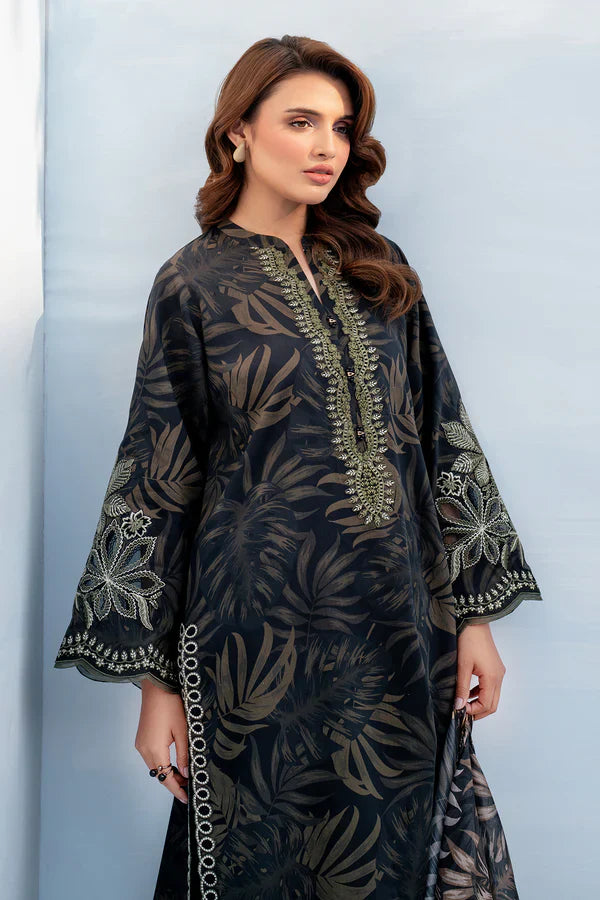 Unstitched'25 - EMBROIDERED VISCOSE SILK UF-4042