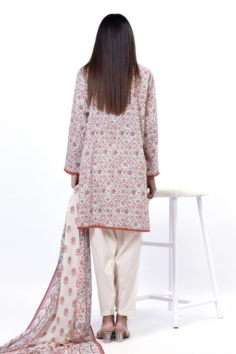 Printed Lawn'26 Fabrics 3 Piece -SS178B- RTS