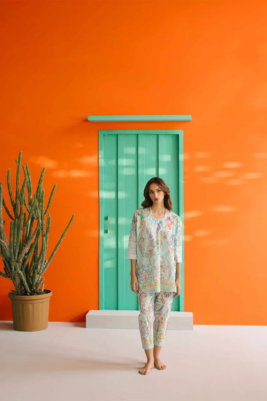 Lawn Pret Vol 2 '25 - Floral Serpent Matching Set