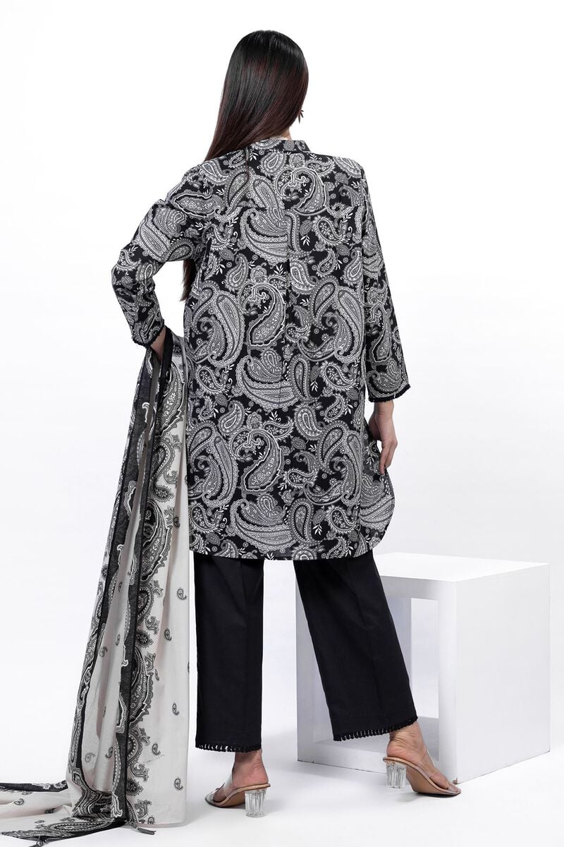 Printed Lawn'26 Fabrics 3 Piece -SS158B- RTS