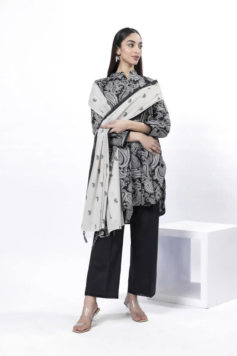 Printed Lawn'26 Fabrics 3 Piece -SS158B- RTS