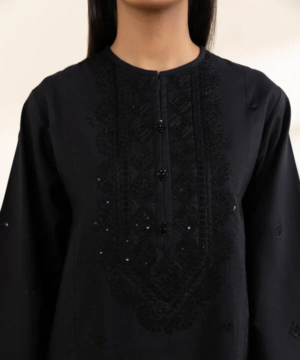 Signature'25-Embroidered Cotton Viscose Suit 3PEST24V1059