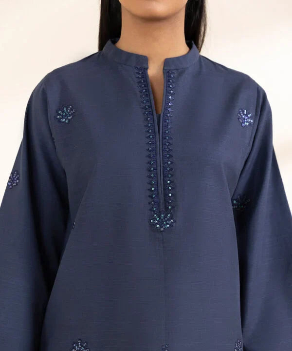 Signature'25-Embroidered Cotton Viscose Suit 3PEST24V1060