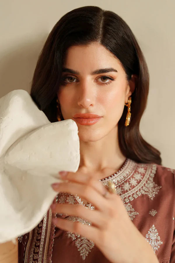 Velvet Vogue '25 - Embroidered Velvet Formal VVF D-3