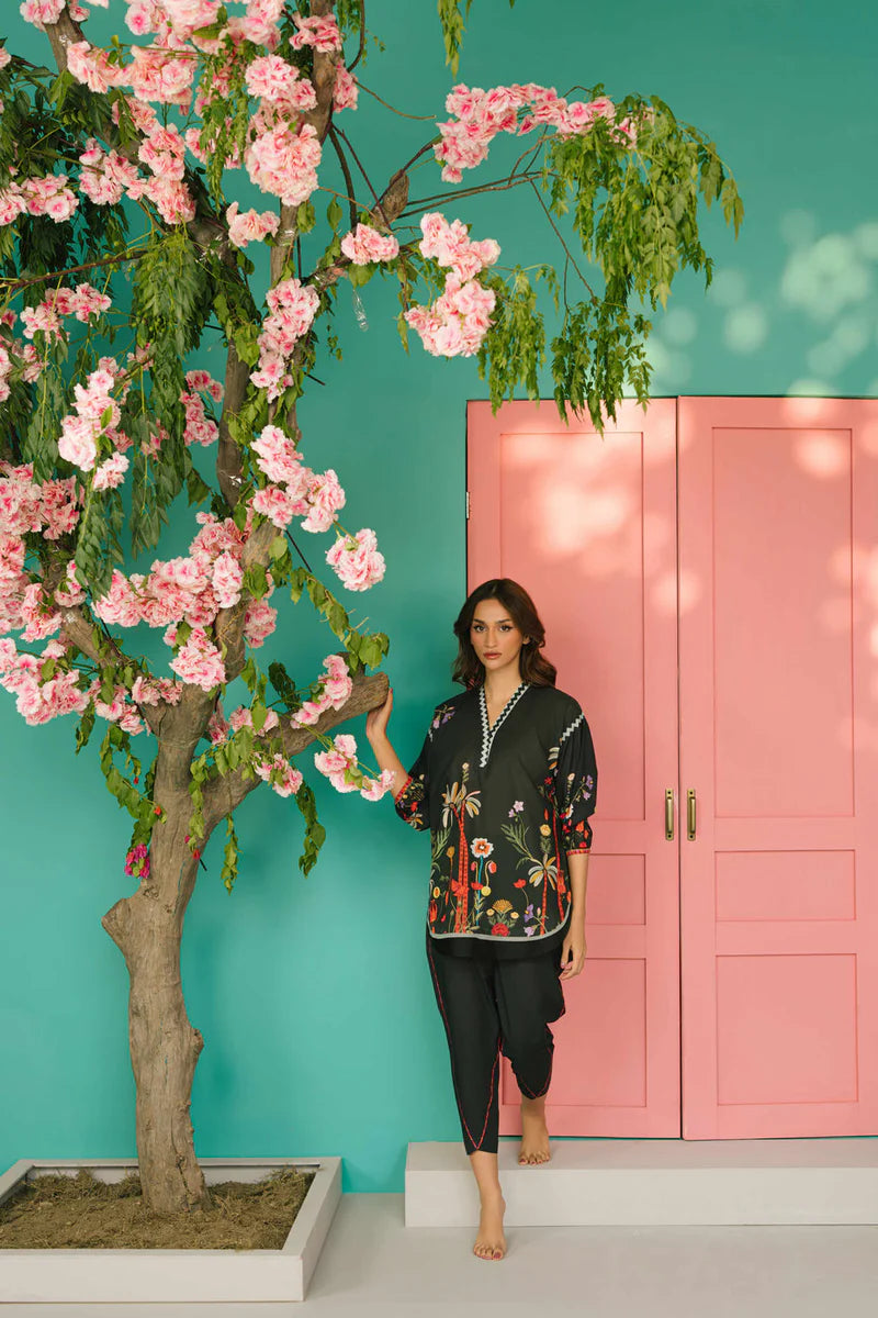 Lawn Pret Vol 2 '25 - Black Current Matching Set