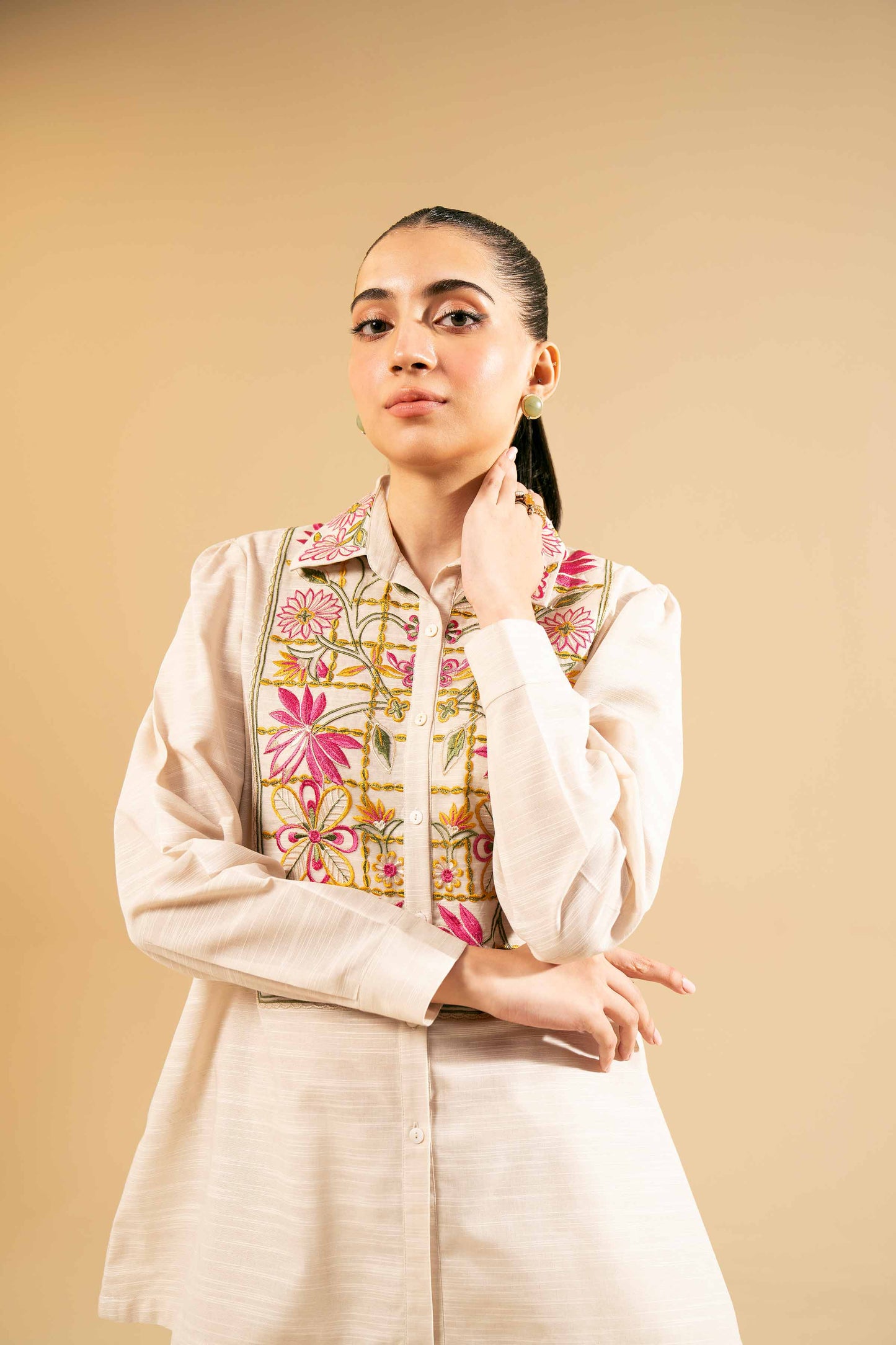 Unstitched Winter'24 - 2 Piece - Dyed Embroidered Suit - 42404544