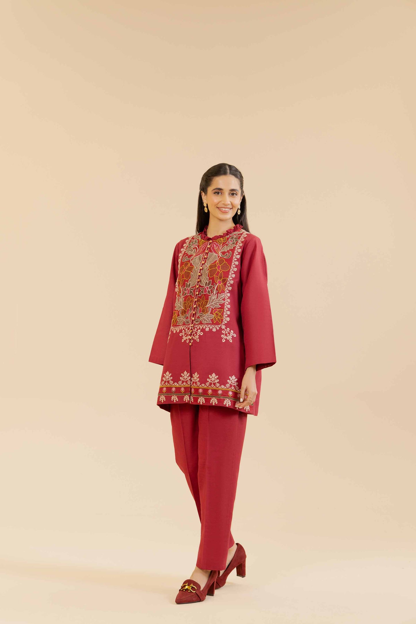 Unstitched Winter'24 - 2 Piece - Dyed Embroidered Suit - 42404546