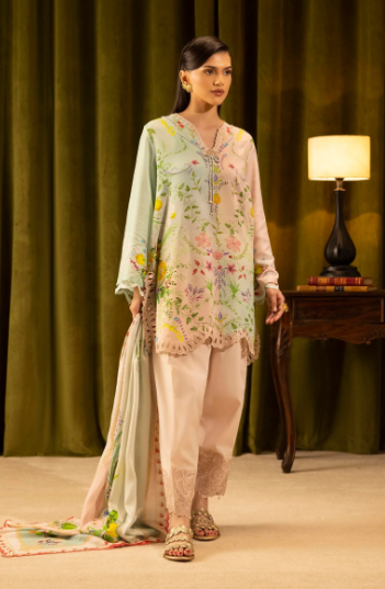 Linen Muzlin 3 Piece Suit'26 - RTS