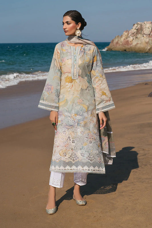 Unstitched'25 - EMBROIDERED PRINTED LAWN UF-4121