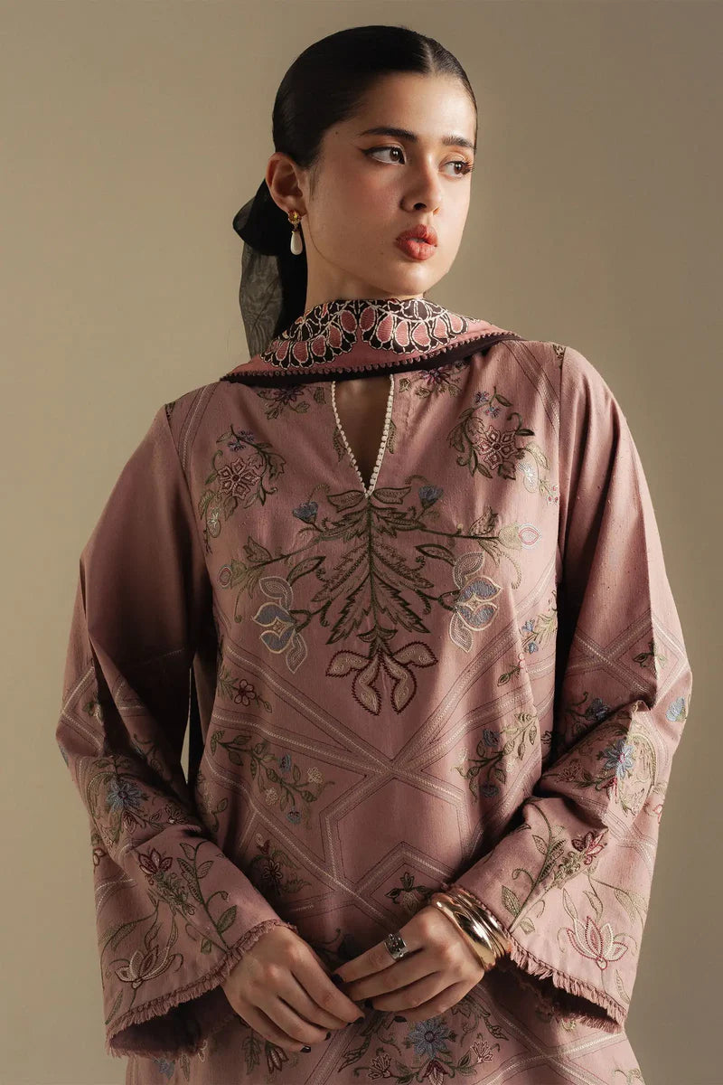 Coco Winter Unstitched '25 - Coral-4A- RTS