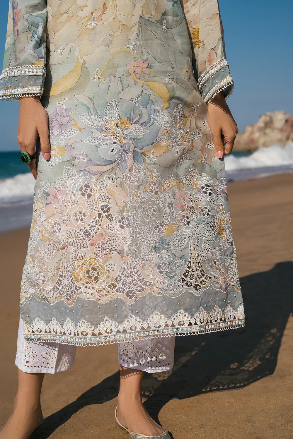 Unstitched'25 - EMBROIDERED PRINTED LAWN UF-4121