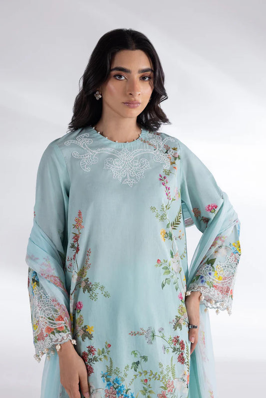 Stitched Muzlin Lawn Suit SS25MUZ130AP3'26-RTS
