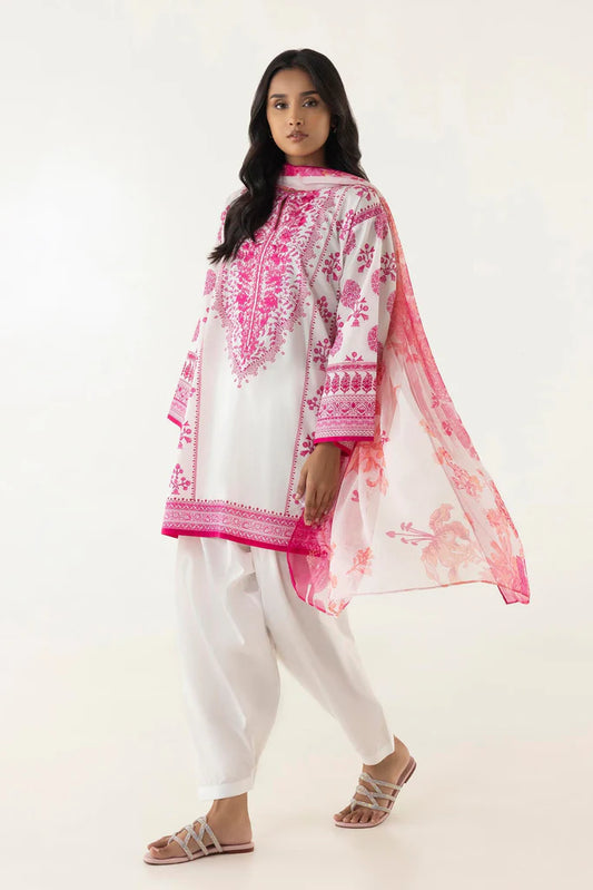 Stitched Shirt + Bottom + Dupatta SS25MHY111AP3'26 - RTS