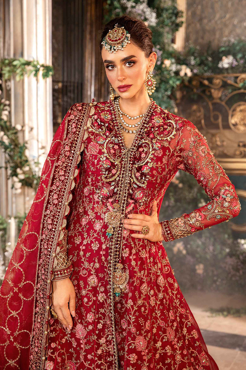 Mbroidered'24-3 Piece Unstitched Embroidered Organza Suit  BD-2908