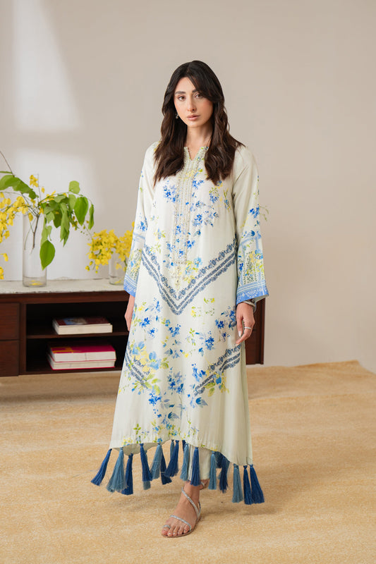 Hilly Floral Tassel Kaftan Set (D-4)