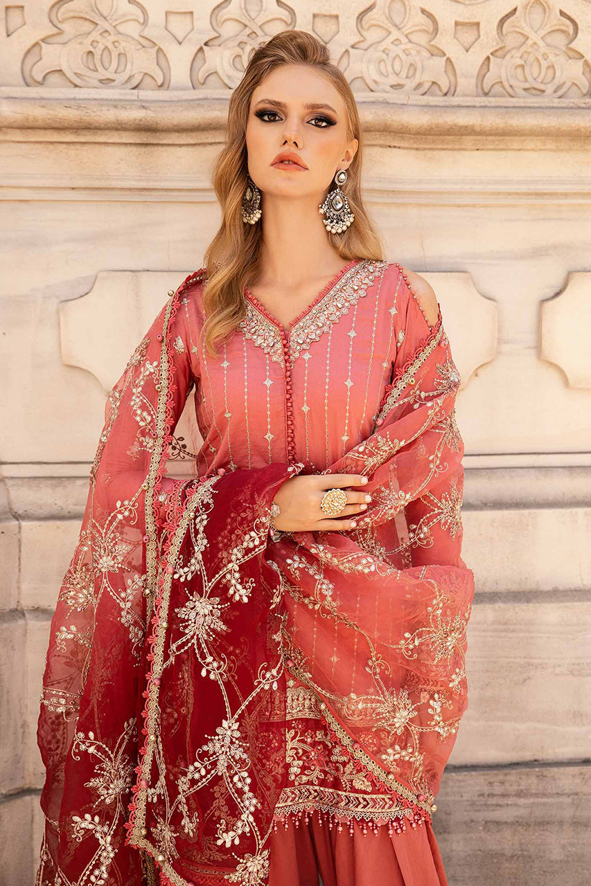 SATEEN'24-Unstitched Embroidered Cotton Satin Suit | CST-809