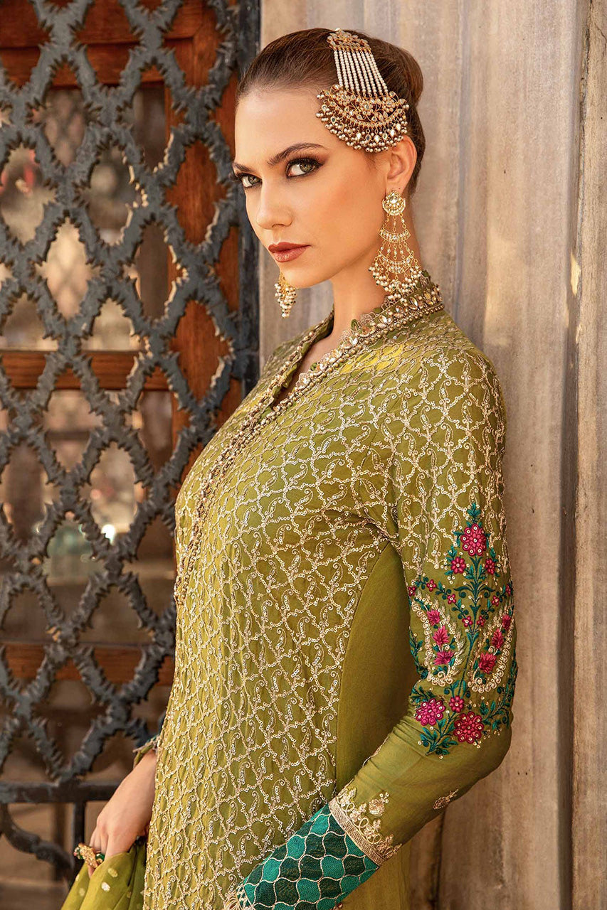 SATEEN'24-Unstitched Embroidered Cotton Satin Suit | CST-803 - (RTS)