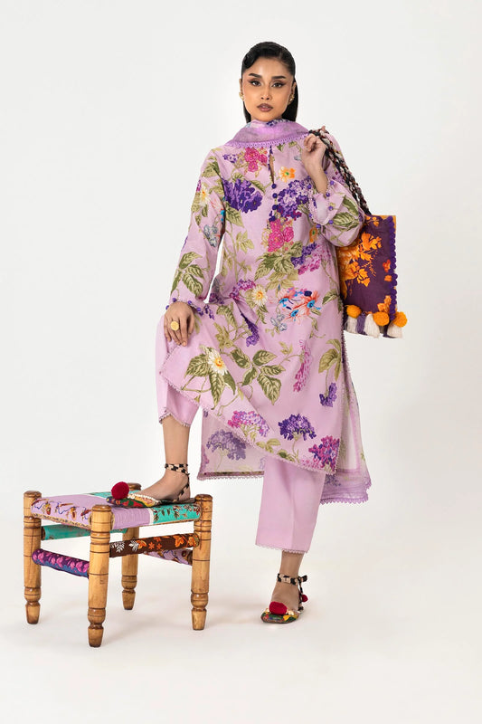 Unstitched Mahay Spring ’26 Vol. 1 || H261-002B-3DG- RTS