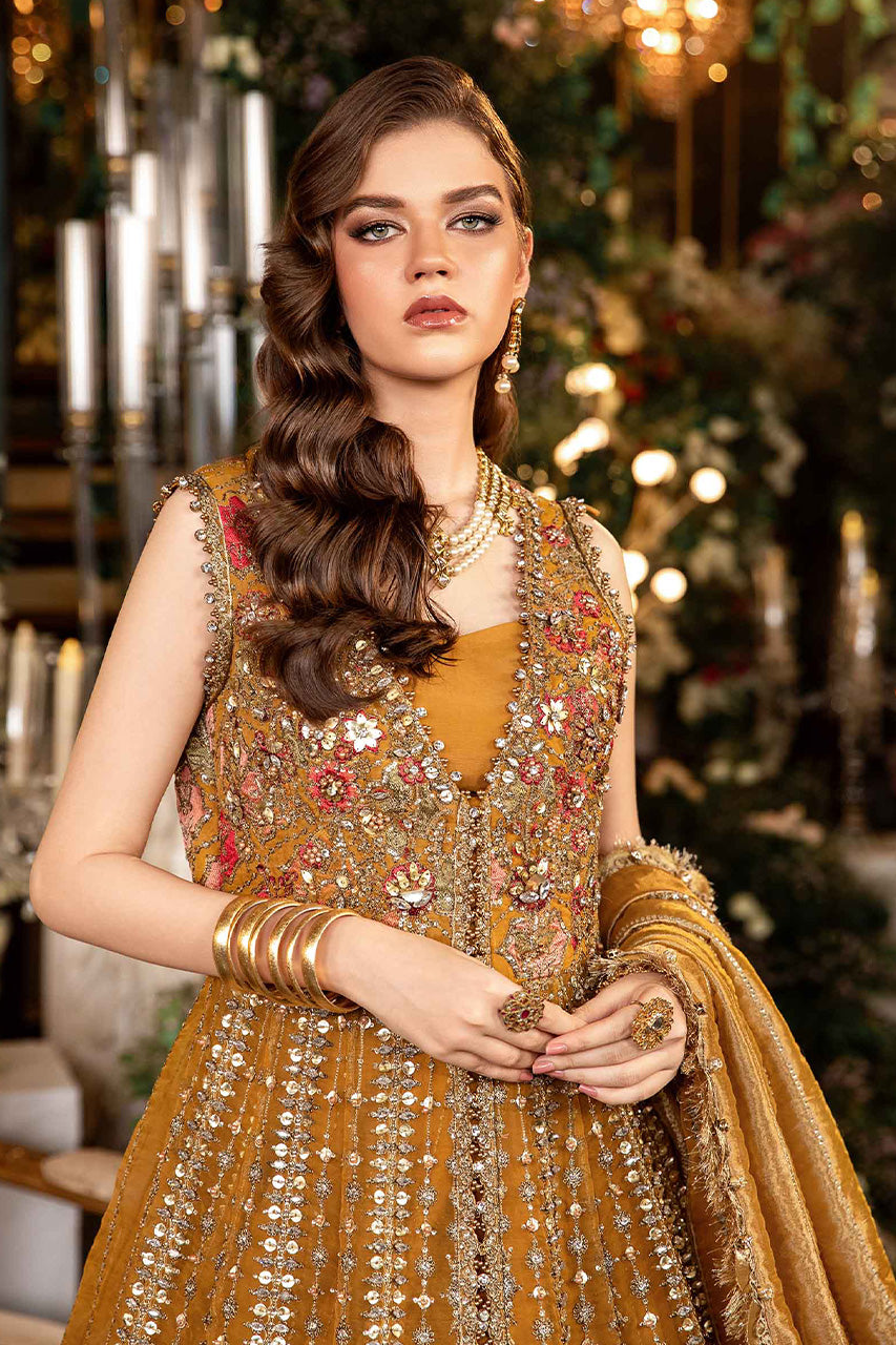 Mbroidered'24-3 Piece Unstitched Embroidered Organza Suit  BD-2907