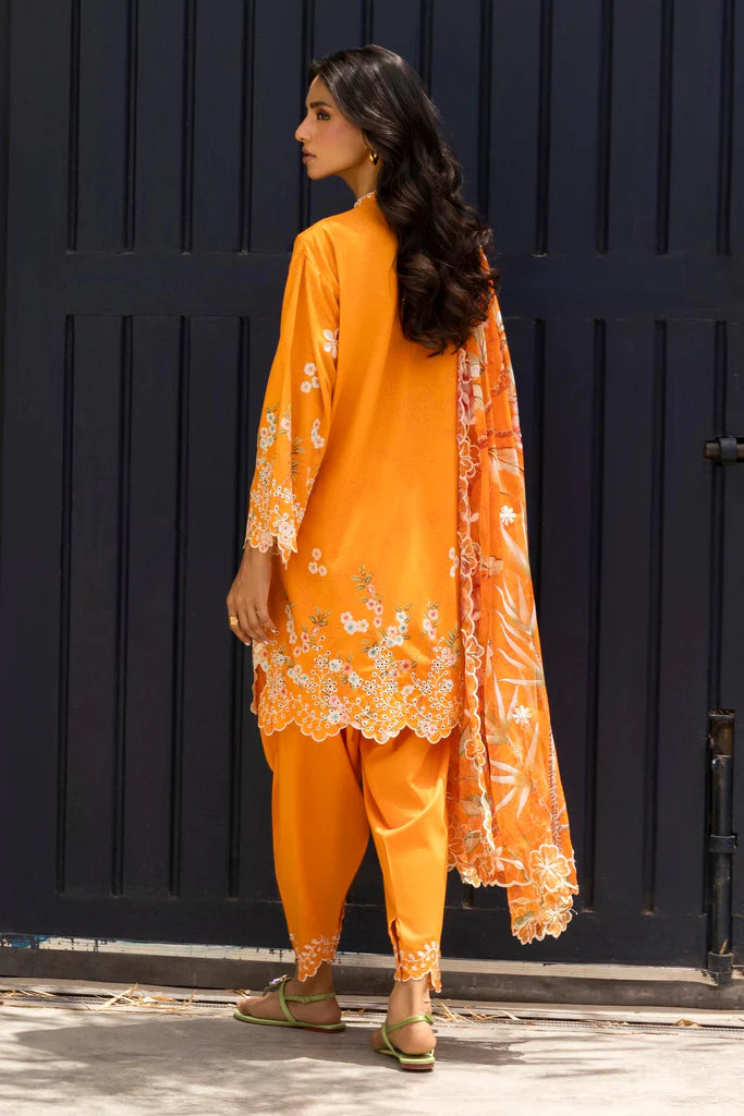Stitched Lawn Embroidered Suit SS25ESE262P3'26 - RTS