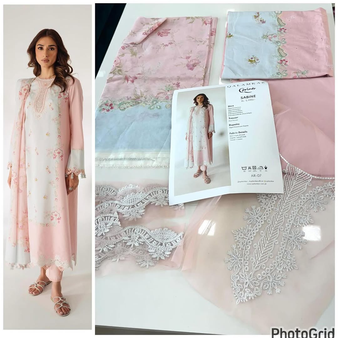 Qalamkar Qprints Eid Edit Lawn – AR-07 SABINE- RTS